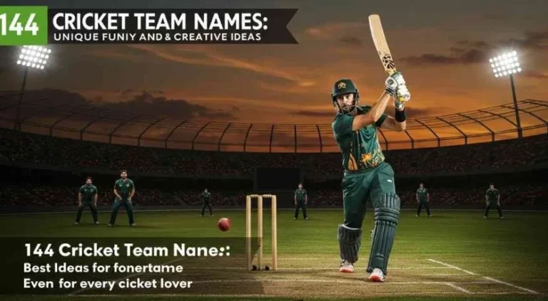 Cricket Team Names