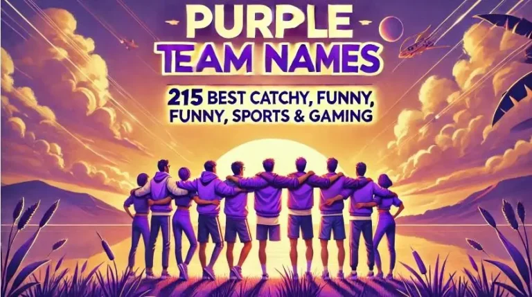 215 Best Purple Team Names