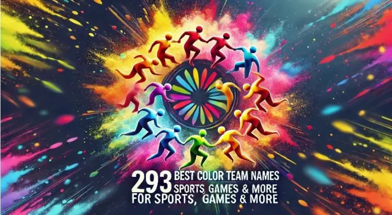293 Best Color Team Names